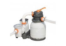5619D Bestway Круглый каркасный бассейн, 427х122см+фильтр-насос, лестница, тент